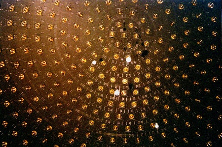 MiniBooNE neutrino detector interior.