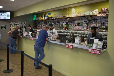 Marijuana dispensary in Colorado