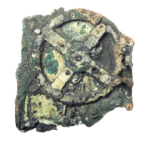 The main drive wheel of the Antikythera mechanism.