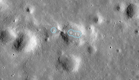 New geologic find of "Moon Spiders"